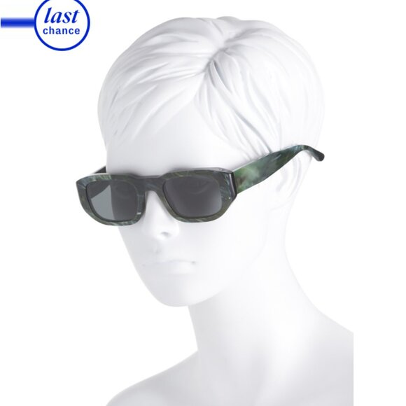 THIERRY LASRY Green 51mm Rectangular Sunglasses - Picture 2 of 2